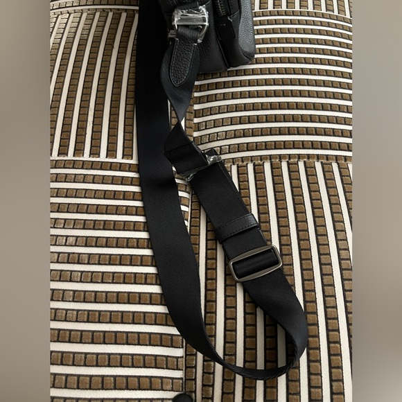 Coach Black Pebble Leather Crossbody Bag - Picture 6 of 14